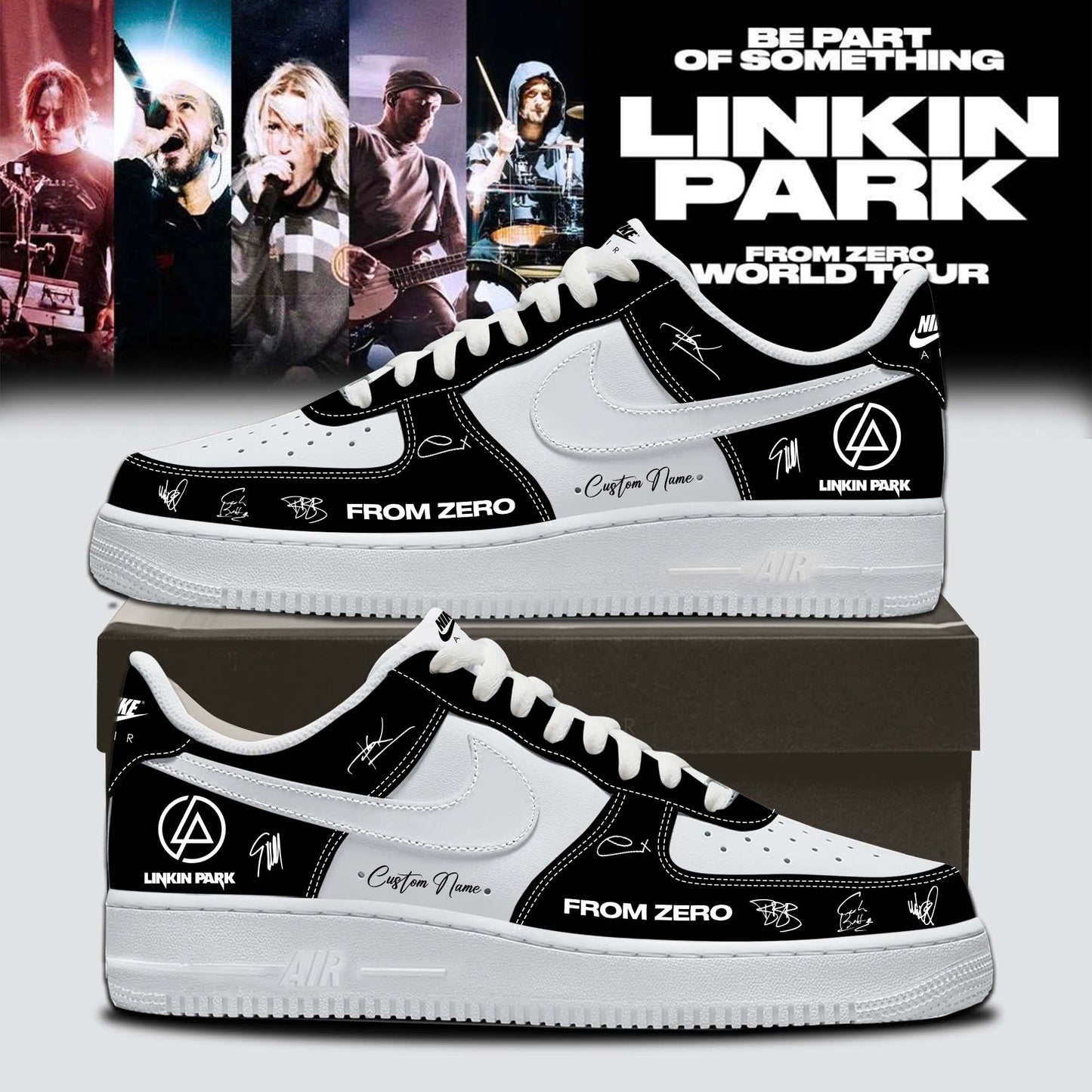 Linkin Park From Zero World Tour 2026 Signed Shoes