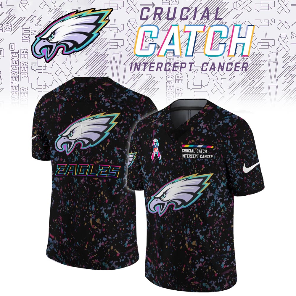 Philadelphia Eagles Crucial Catch Limited Football Jersey