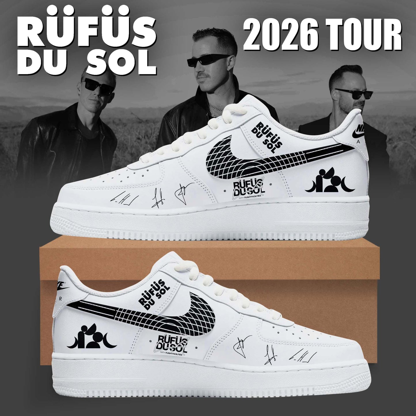 AF1 1: RuFuS DU SOL Inhale Exhale Collection Limited Tour Drop 2026