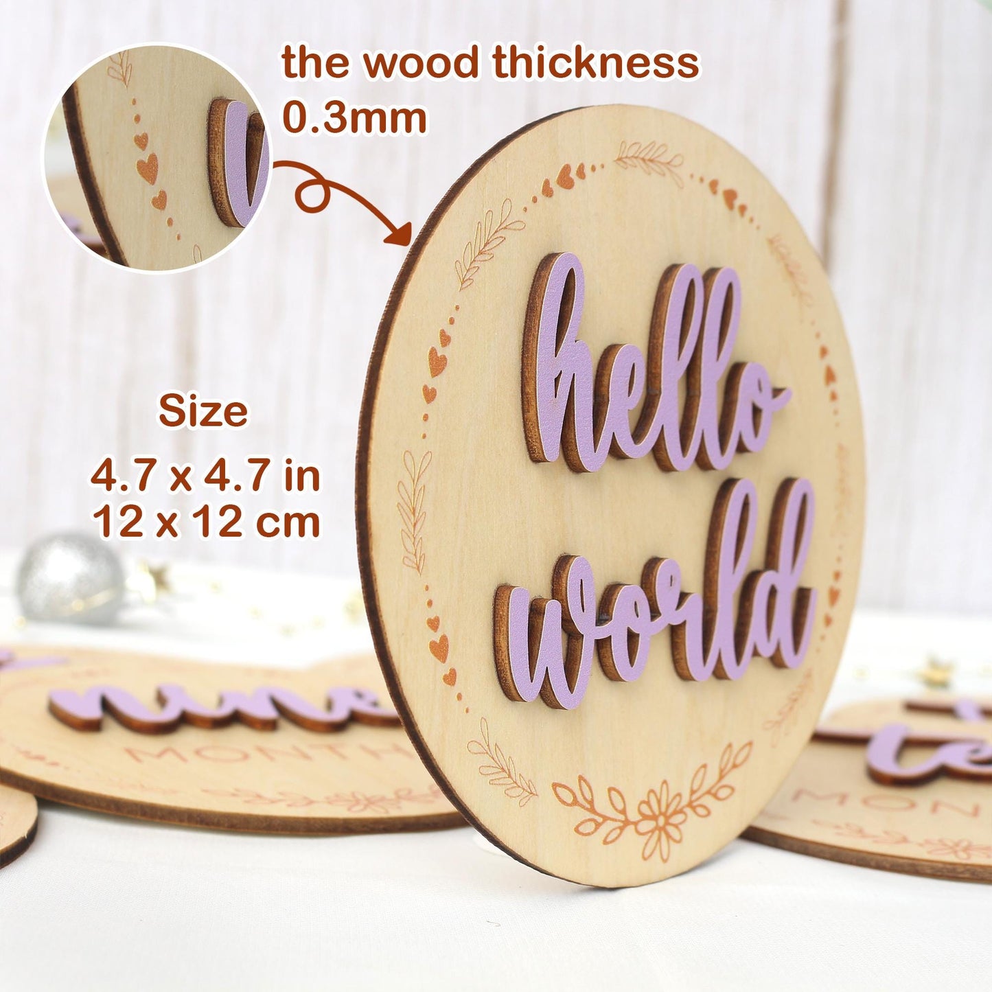 Baby Milestone Cards Personalized Monthly Milestone Baby Name Sign Baby Announcement Sign Baby Month Photo Signs Baby Gift Baby Shower Gift