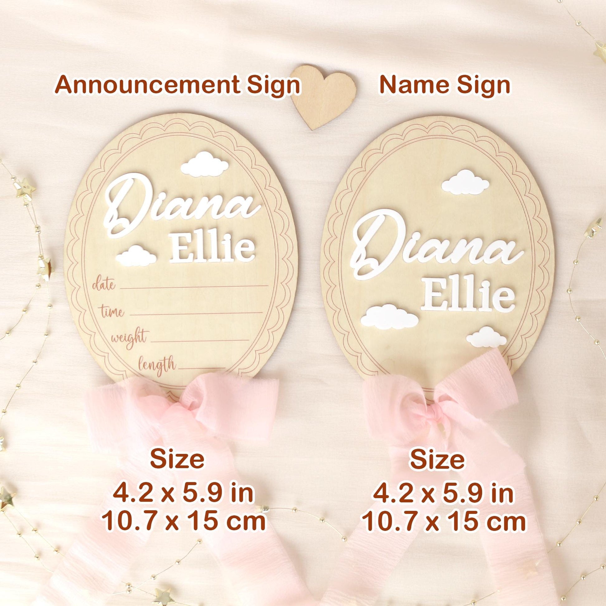 Baby Monthly Milestone Baby Girl Name Sign Baby Girl Announcement Sign for Hospital Baby Photo Signs Baby Gift Baby Shower Gift