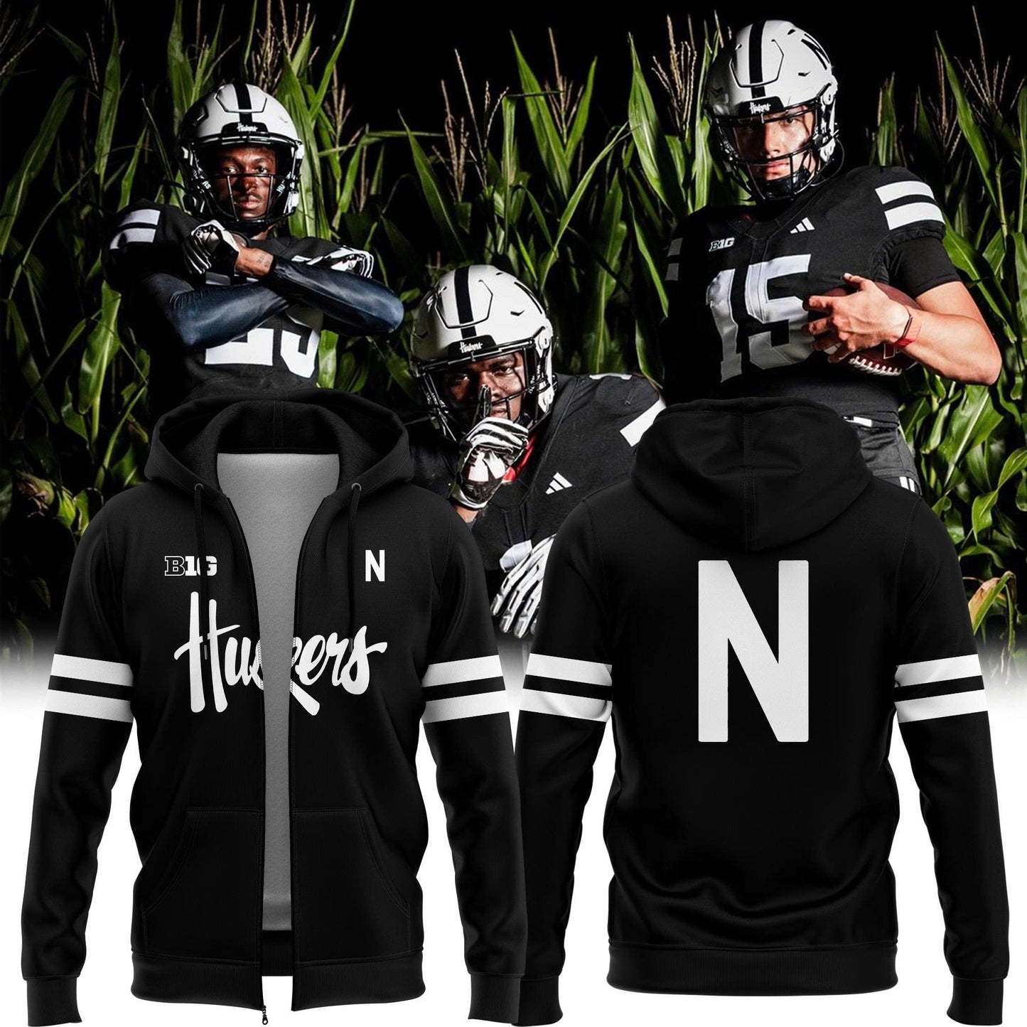 Special New Alternate Dark Mode Helmet Logo Zip Hoodie In Black