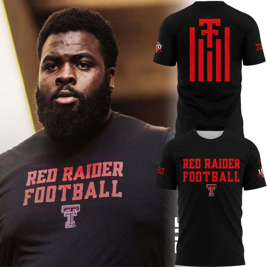 Special New Texas Tech Red Raiders T- shirt Black