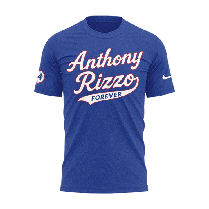 Special 2025 ANTHONY RIZZO 44EVER Chicago Cubs Tshirt