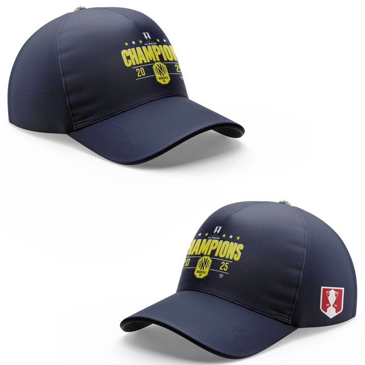 Nashville Soccer Champions Open Cup 2025 T-Shirt (Navy)