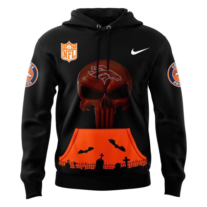 Denver Broncos x Halloween 2025 Hoodie