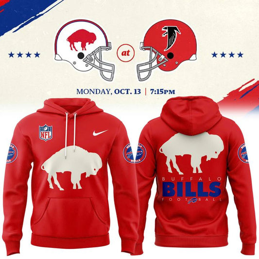 Buffalo Bills Nike 2025 Classic Logo Hoodie - Red
