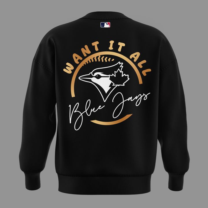 Limited Edition Toronto Blue Jays Black 2025 Champions sweatshirt for fans
