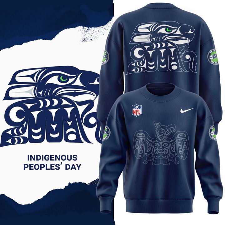 Seattle Seahawks Indigenous Peoples' Day Sweatshirt