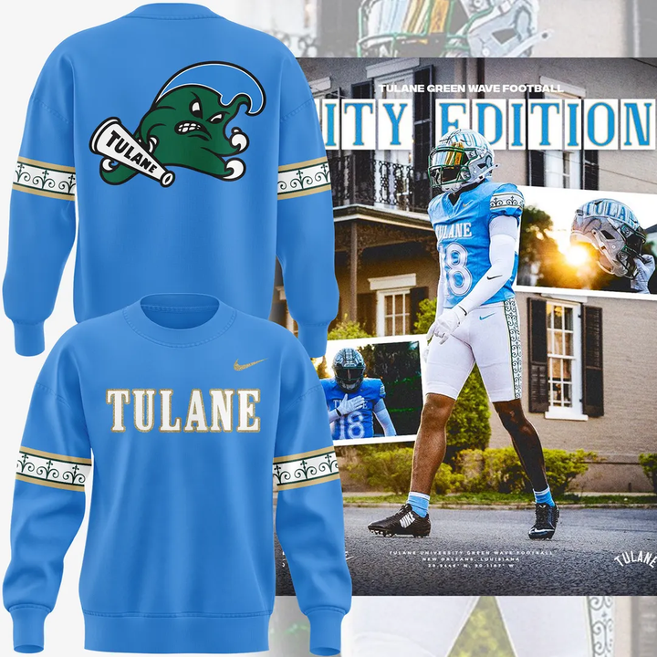 Special New Tulane City Edition Uniform Sweat