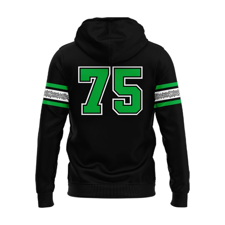 NOVEMBER 14, 1970 The Herd Wordmark "For The 75" Logo Zip Hoodie