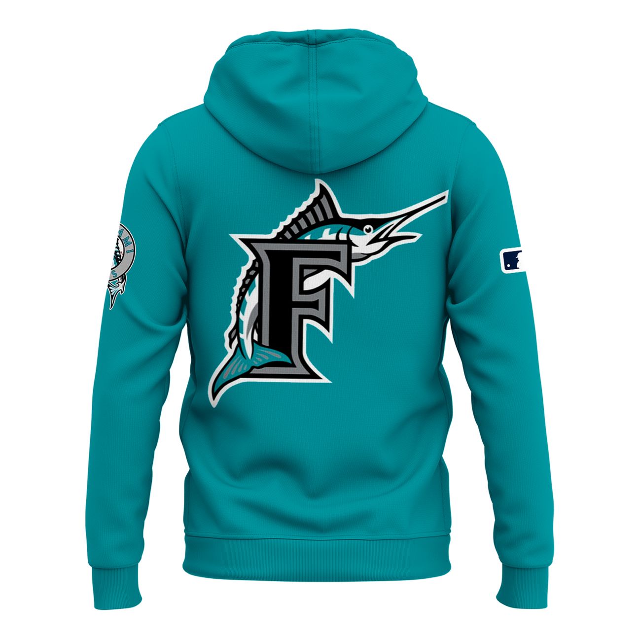 Miami Marlins Teal Alternate Stadium ZIP Hoodie