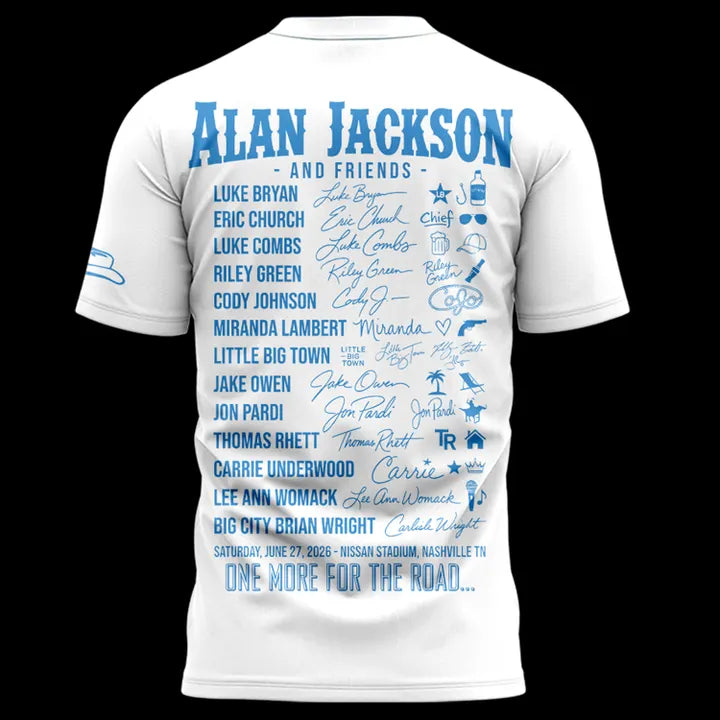 Exclusive Version Alan Jackson "Last Call... The Finale" Tshirt 2026