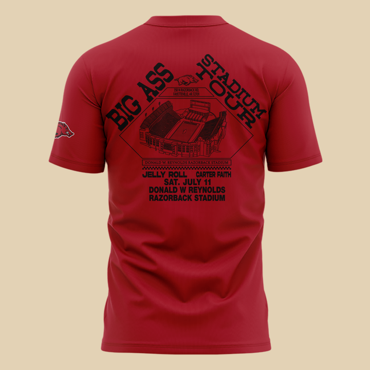 Limited Edition Big Ass Stadium Tour At Razorback Stadium Shirt