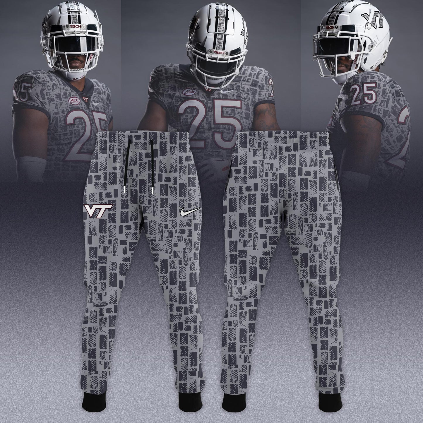 Virginia Tech Hokies 2025 Gray Camo Limited Edition Sweatshirt