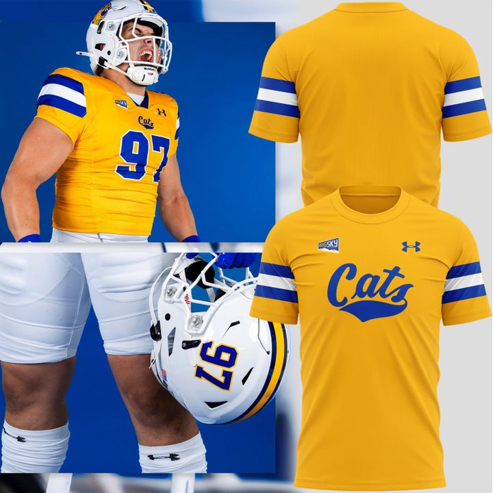 Special 2025 𝐆𝐎𝐋𝐃 𝐑𝐔𝐒𝐇 Montana State Football Tshirt 2