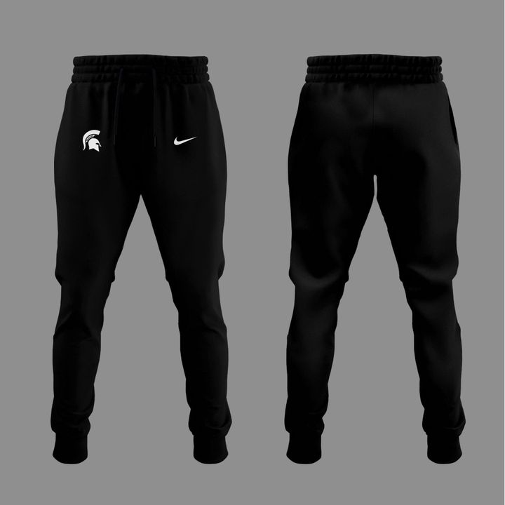 Special New Black Michigan State Spartans Wordmark Alternate Uniform Tshirt