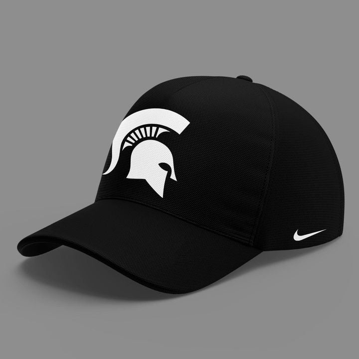 Special New Black Michigan State Spartans Wordmark Alternate Uniform Hoodie