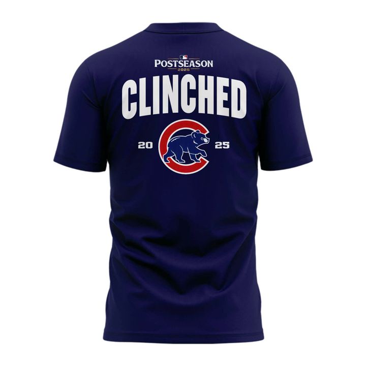 Speical Edition Chicago Cubs 2025 MLB Postseason Locker Room T-Shirt