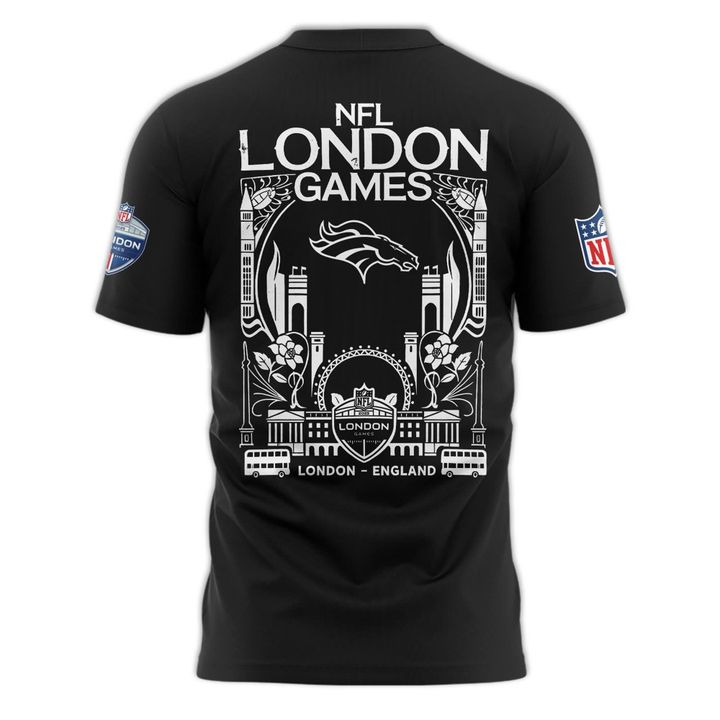 Denver Broncos NFL London game 2025 Limited T-shirt - Black