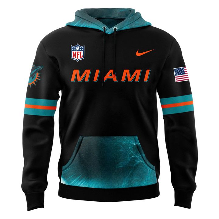 Miami Dolphins Nike Rivalries Hoodie Black 2025