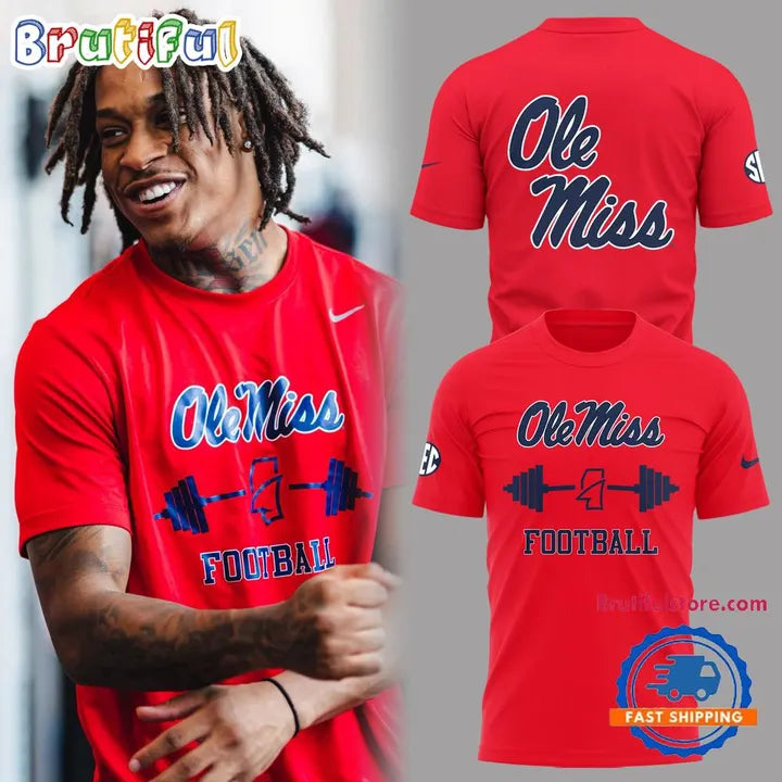 Ole Miss Rebels Football Back To Work For The Summer T Shirt