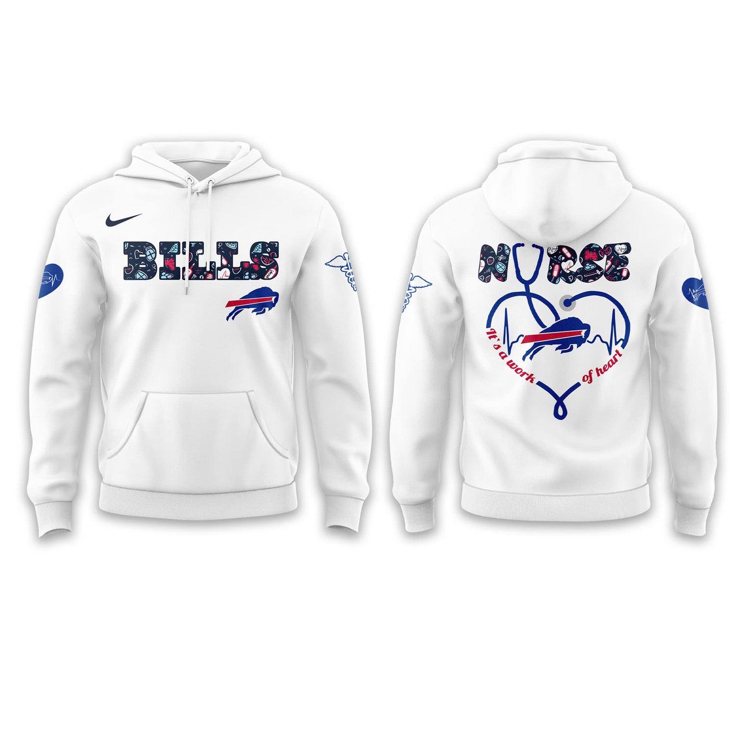 Buffalo Bills NURSES NIGHT Hoodie | Jogger | Cap v2