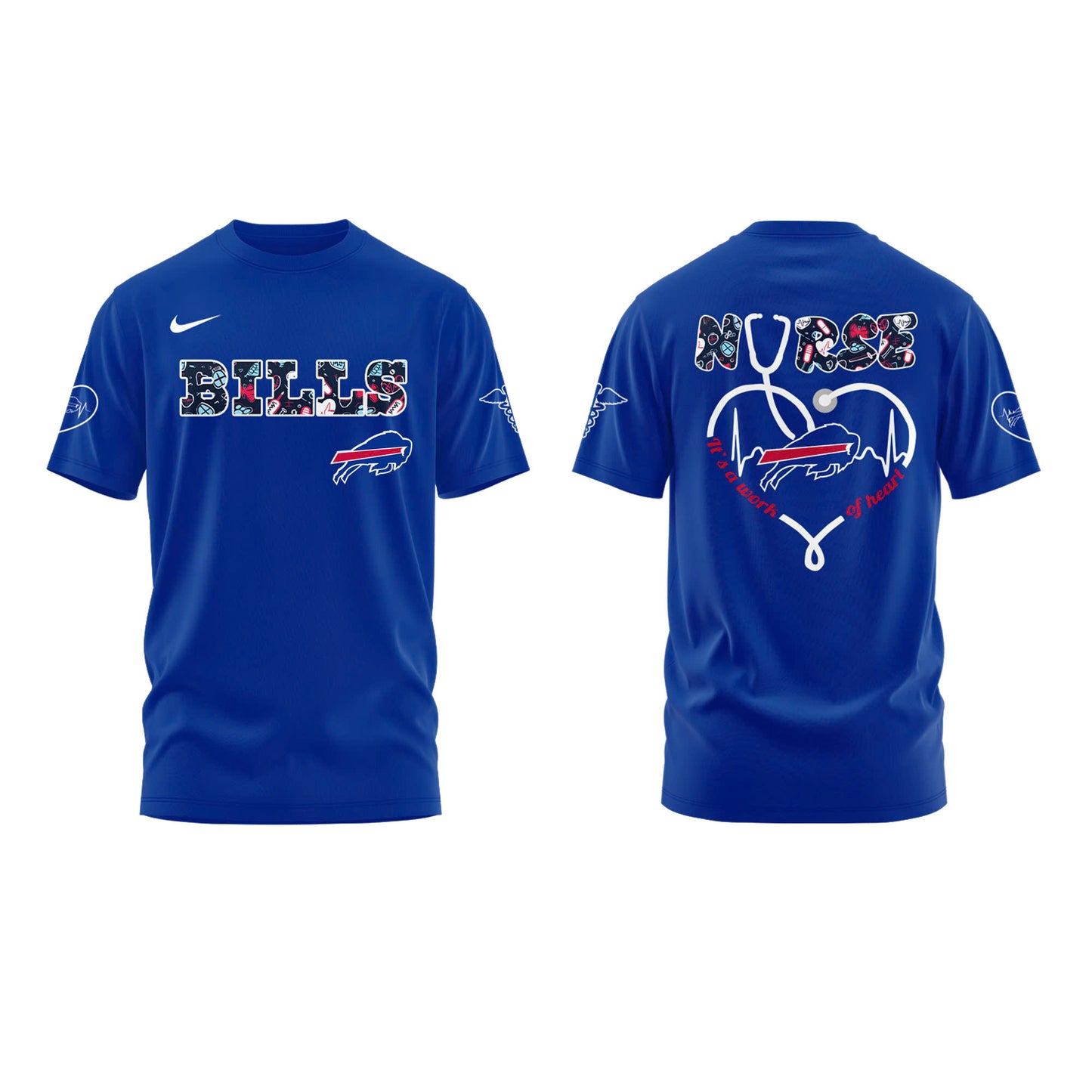 Buffalo Bills NURSES NIGHT Combo Tshirt | Jogger | Cap