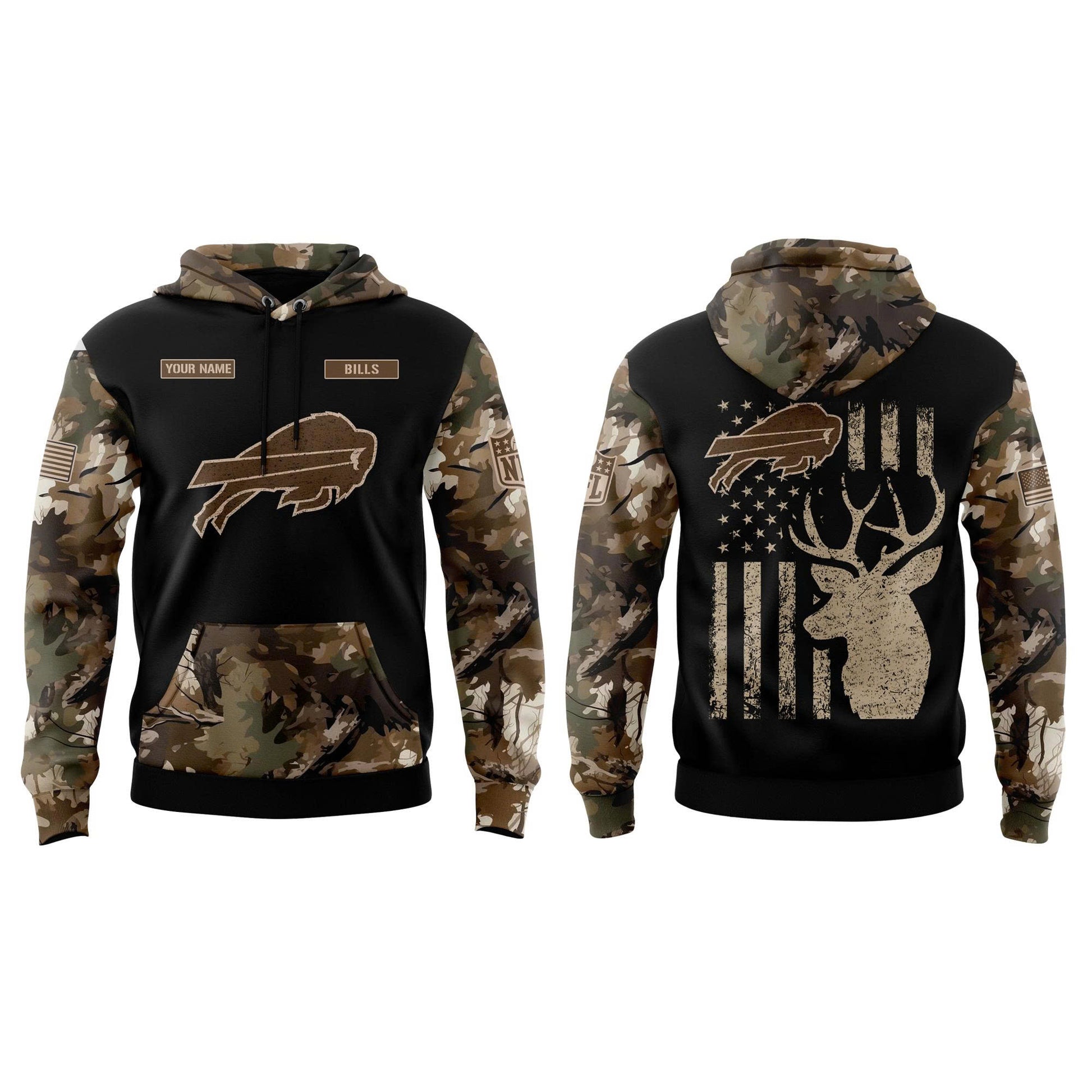 Buffalo Bills x Hunting Fleece Combo Hoodie | Jogger | Cap