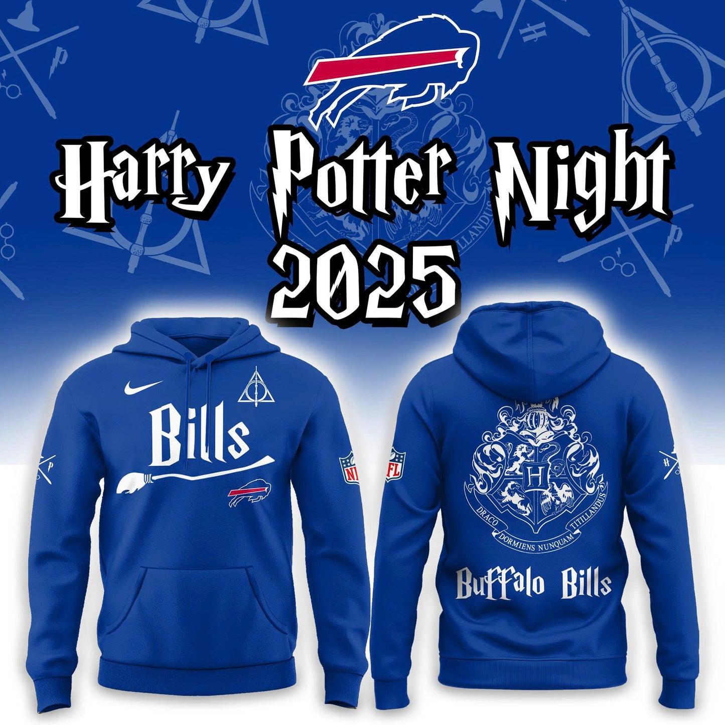 Buffalo Bills Harry Potter 2025 Hoodie | Jogger | Cap