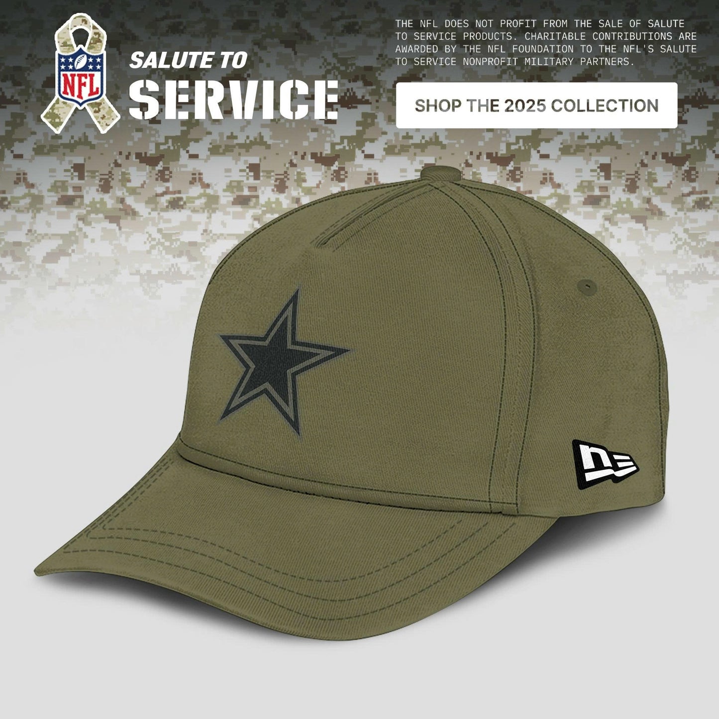 All Teams Salute to Service Olive 2025 Special Editions Hoodie