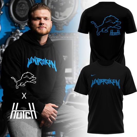 _Detroit Lions x Hutch “Unbroken” Tshirt
