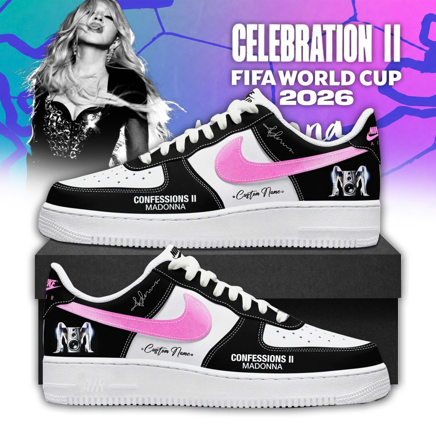 Madonna Confessions New Album Limited Edition AF1 Sneakers