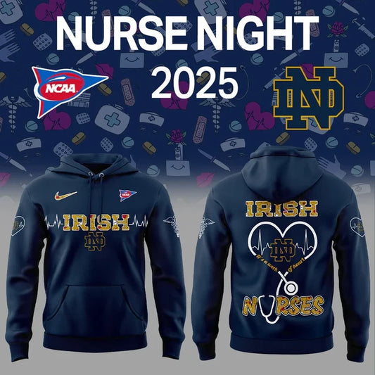 Notre Dame Football NURSES NIGHT 2025 Hoodie