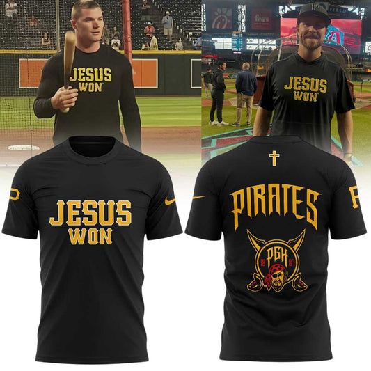Pittsburgh Pirates x JESUS WON 2026 T-Shirt