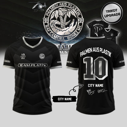 .RAF Camora & Bonez MC “10 Jahre Palmen aus Plastik Tour” signed Jersey (Custom City Name)