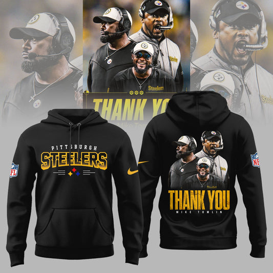Pittsburgh Steelers Thank you Coach Mike Tomlin Limited Edition Combo Hoodie