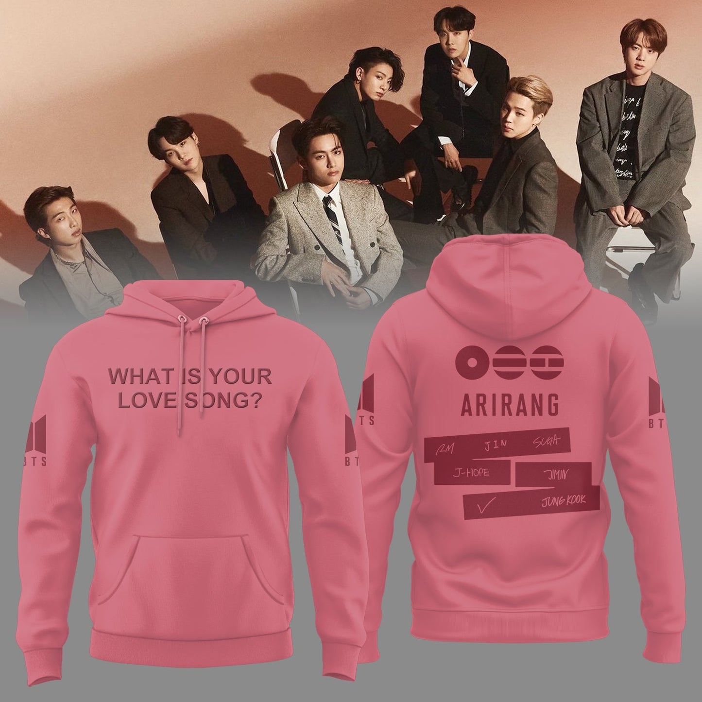 BTS “What Is Your Love Song?” Limited Edition Shirt