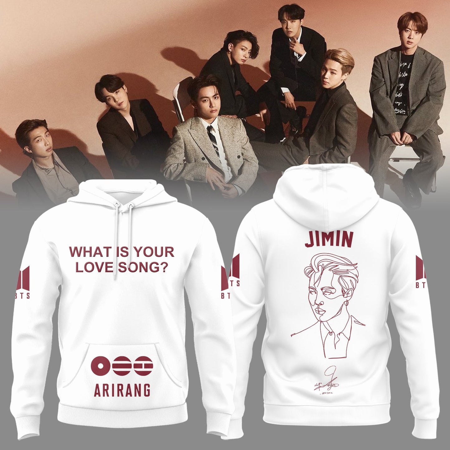 BTS “What Is Your Love Song?” Jimin Limited Edition Shirt
