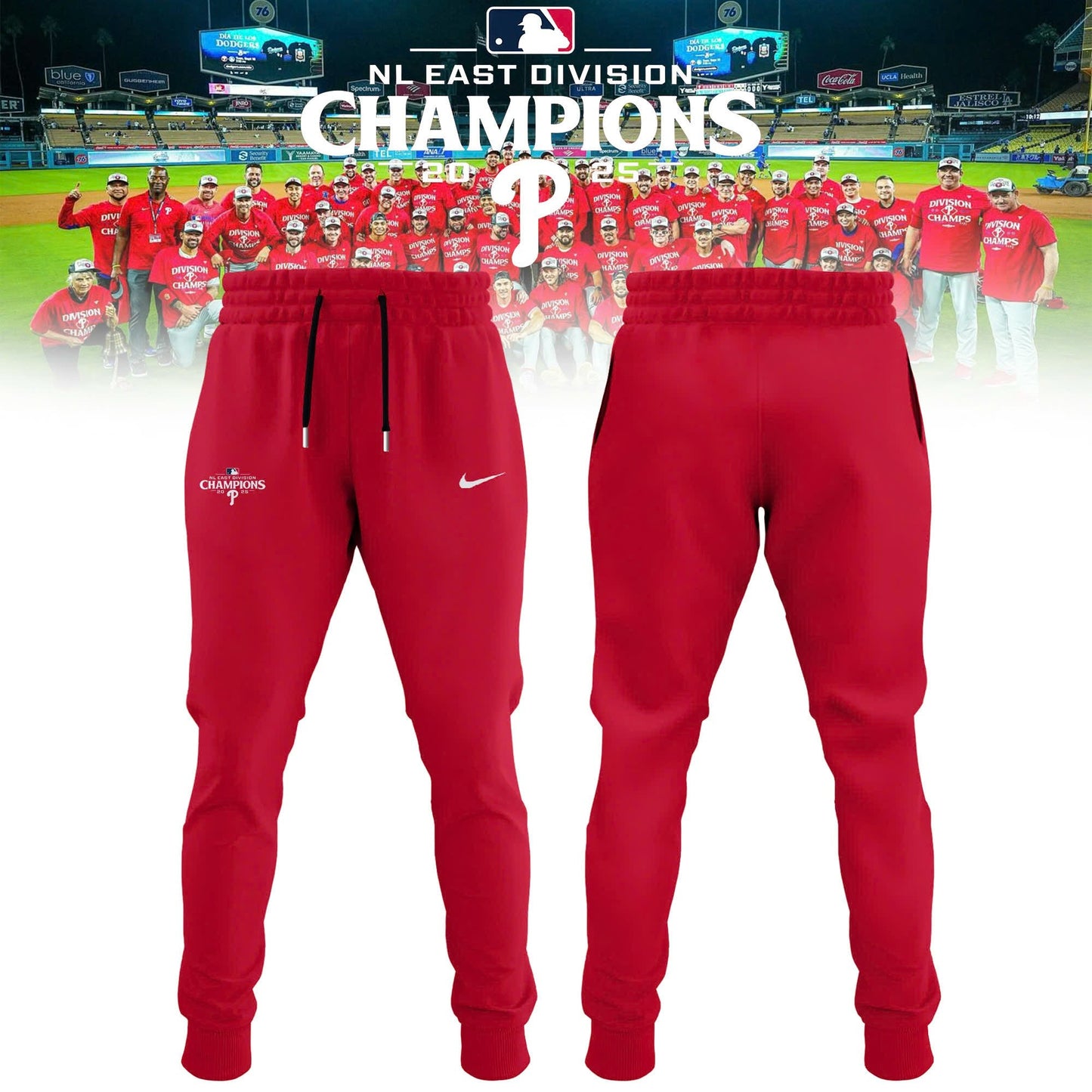 Philadelphia Phillies BACK-TO-BACK NL EAST CHAMPIONS T-Shirt
