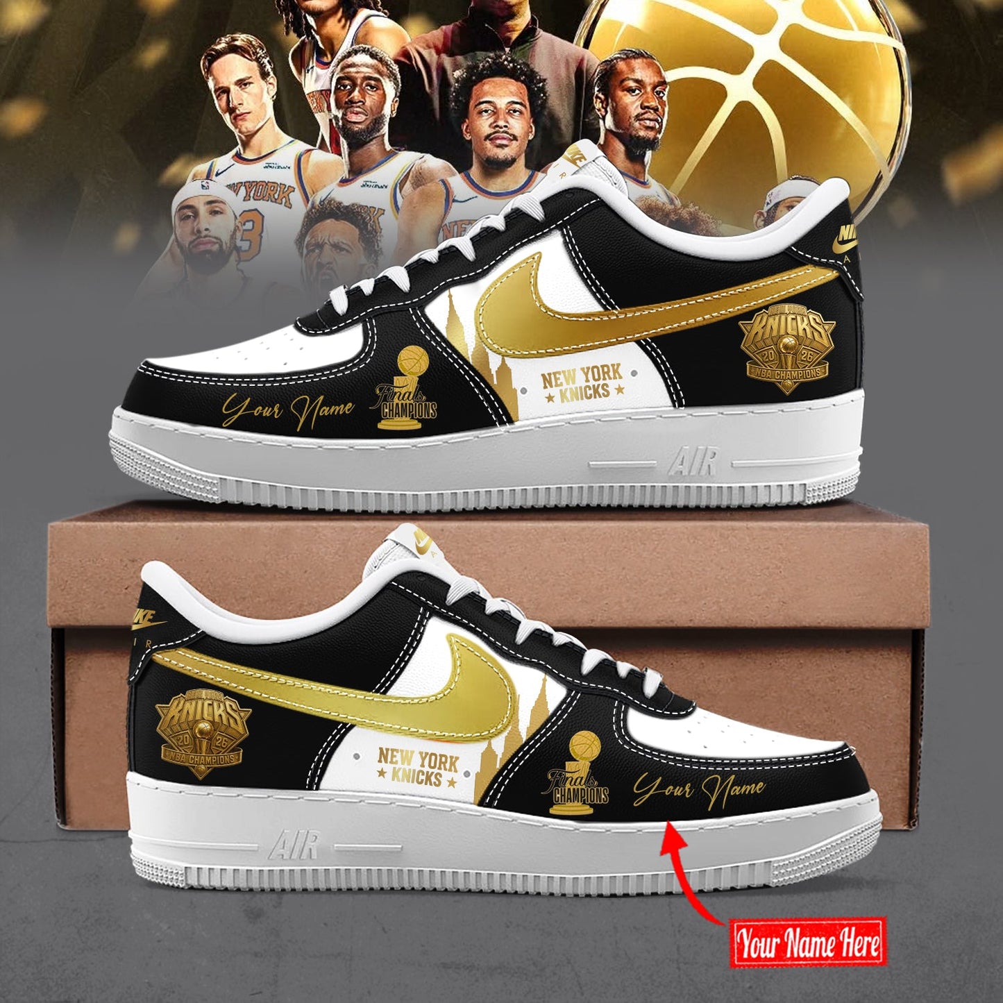 New York Knicks 2026 NBA Champions AF1 Sneaker