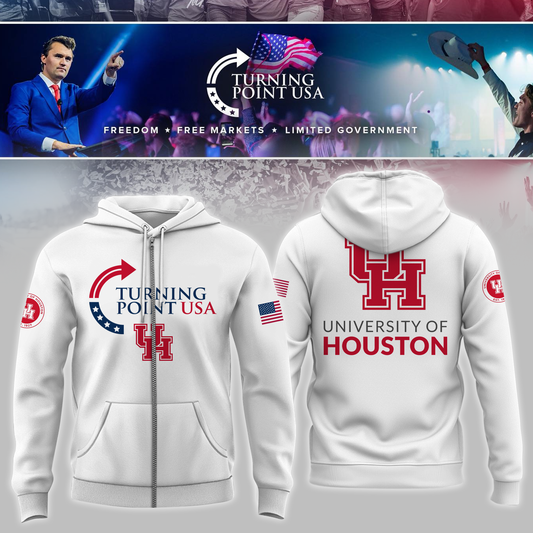 Limited Edition Houston University Freedom Zip Hoodie