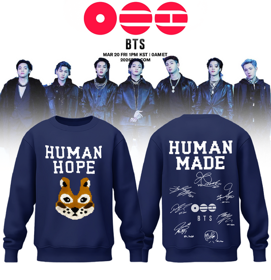 .BTS The 5th Album Release Limited Edition Signature – Sweatshirt