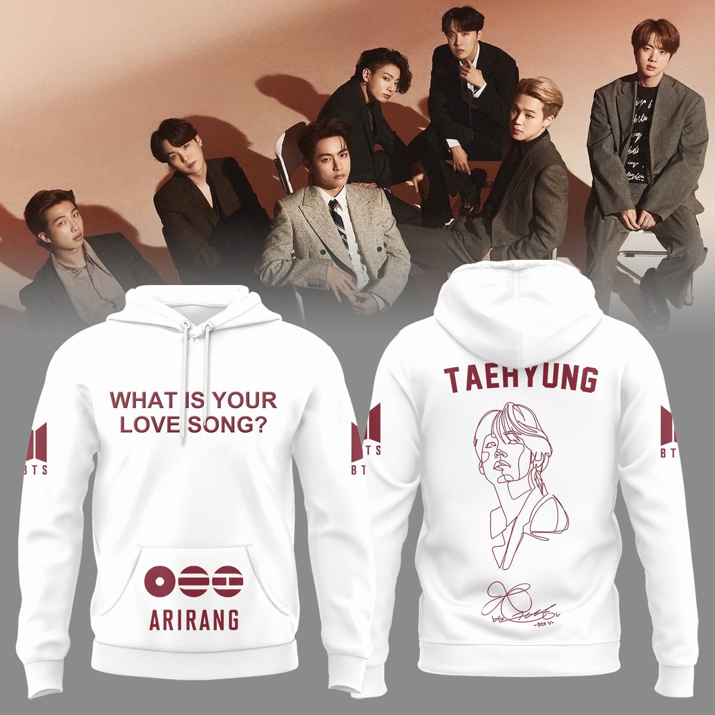 BTS “What Is Your Love Song?” Taehyung Limited Edition Shirt