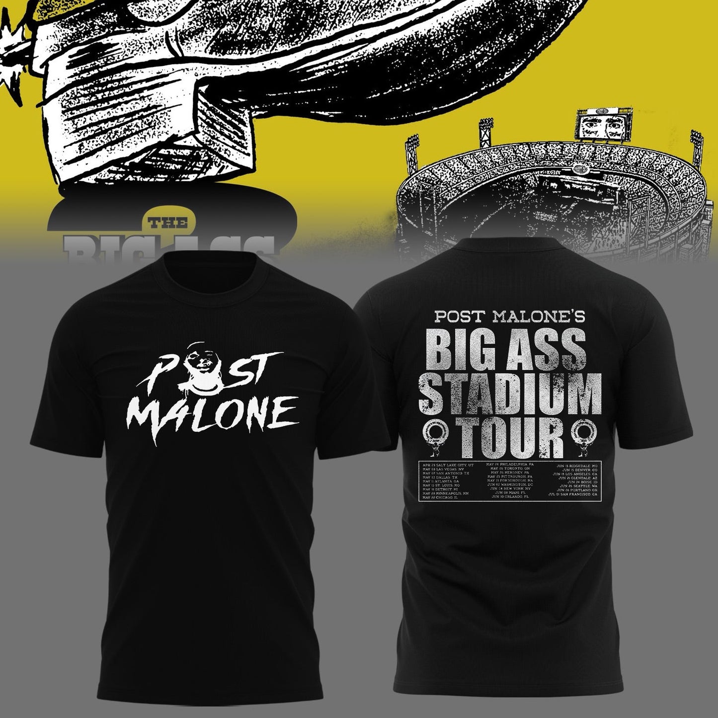 The BIG ASS Stadium Tour 2026 Shirt