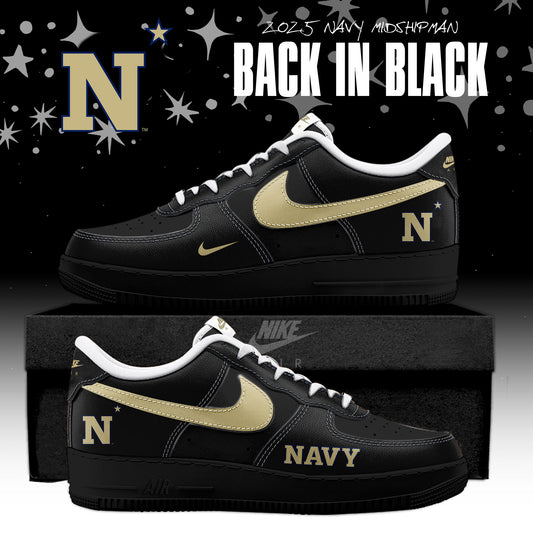 _ Back In Black Navy Midshipmen 2025 AF1 Special Edition