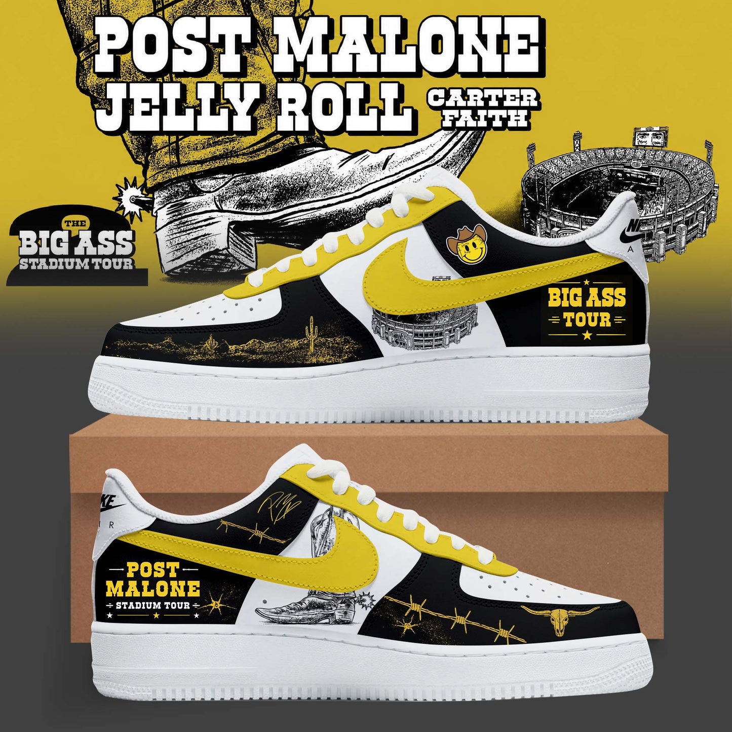 “The BIG ASS Stadium World Tour” Limited Shoes