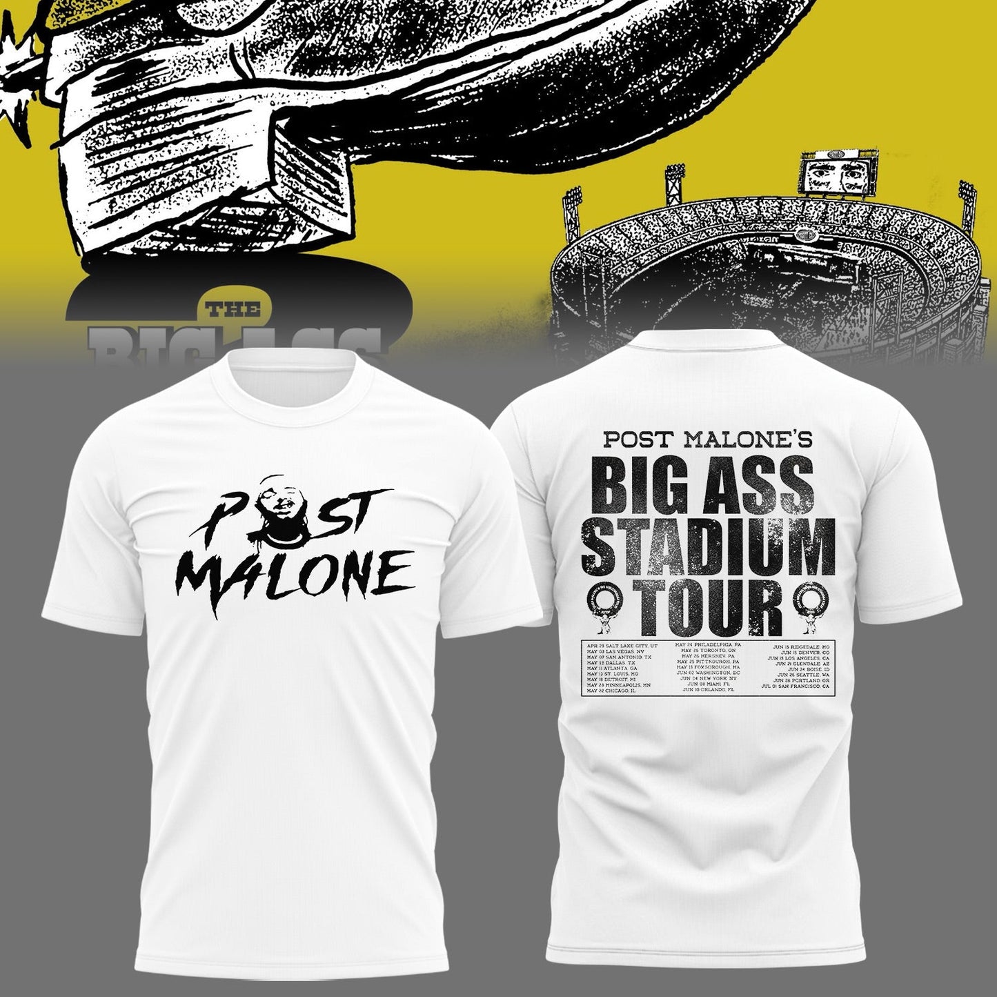 The BIG ASS Stadium Tour 2026 Shirt