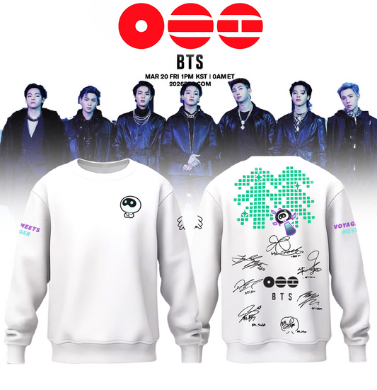 .BTS The 5th Album Release Limited Edition Signature – Sweatshirt