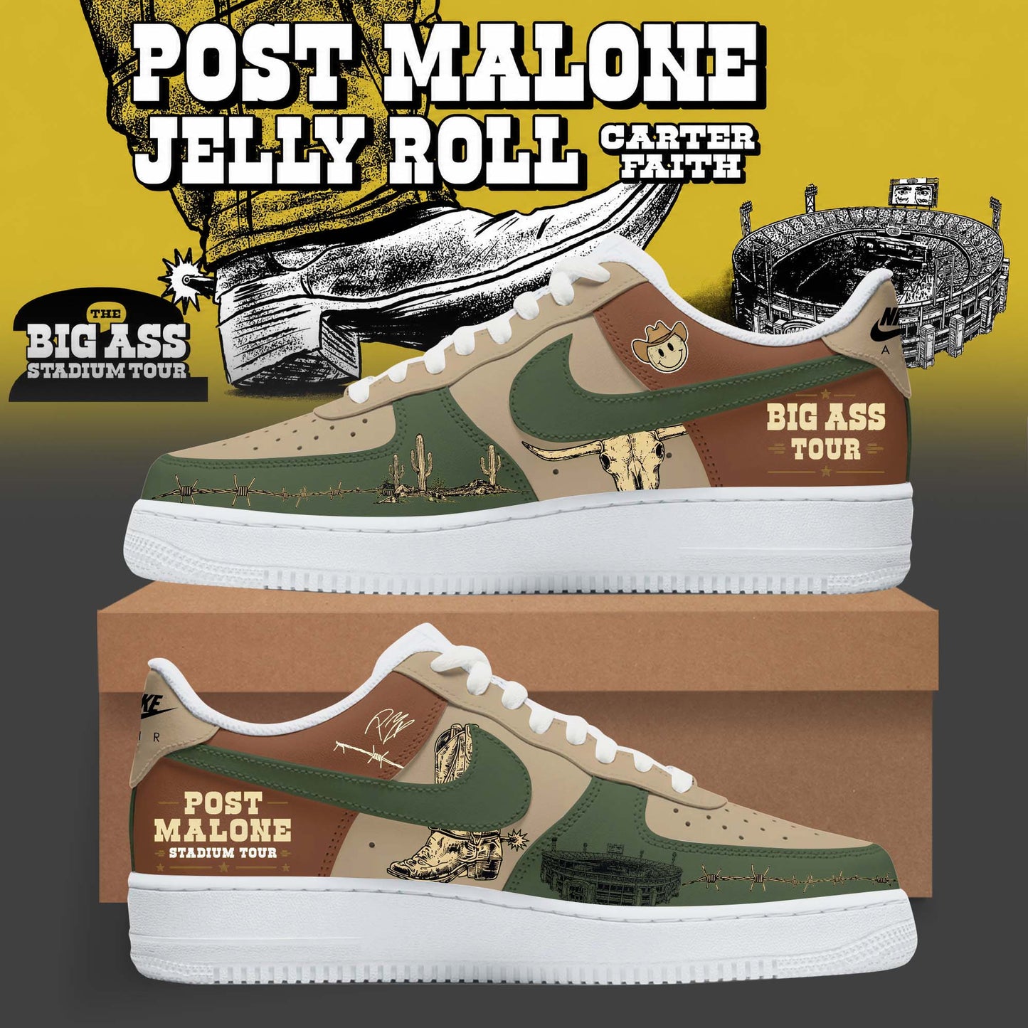“The BIG ASS Stadium World Tour” Limited Shoes
